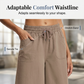 👖 Pantalon court ample unie pour femme 🌿