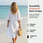 👗Robe en coton pour femme – couleur unie, confortable et respirante – idéale au quotidien, à la plage et pour les loisirs – coupe légère et décontractée