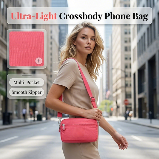 📢📢40 % DE RÉDUCTION !! ⏰Sac à bandoulière léger en nylon pour téléphone