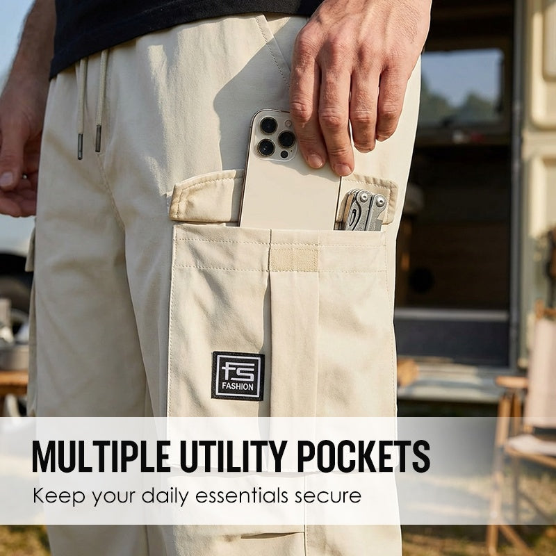 👖 PROMO LIMITÉE 50% DE RÉDUCTION ! ✨ Pantalon Cargo Homme – Multipoche, Extensible, Décontracté ✨