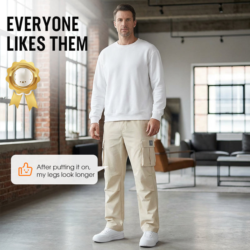 👖 PROMO LIMITÉE 50% DE RÉDUCTION ! ✨ Pantalon Cargo Homme – Multipoche, Extensible, Décontracté ✨