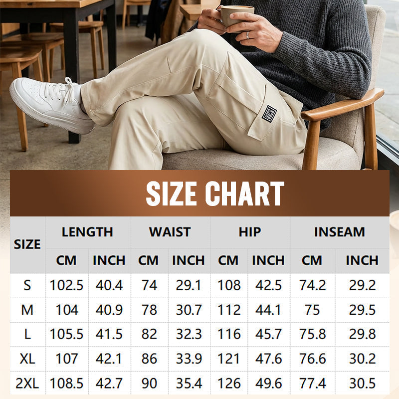 👖 PROMO LIMITÉE 50% DE RÉDUCTION ! ✨ Pantalon Cargo Homme – Multipoche, Extensible, Décontracté ✨