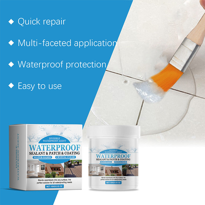 📢⏰🛡️ PROMO -50% ! Agent d'Étanchéité Invisible & Efficace – Transparent, Autonivelant, Imperméable, 100g, Résistant aux Intempéries