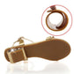 📢📢 Dernier jour – 50 % de réduction !! ⏰ Sandales femmes tendance – Talon plat, strass et ornements métalliques 👡 Pour l'été et le quotidien