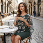 👗 PROMO LIMITÉE 50% DE RÉDUCTION ! ✨ Ensemble Robe et Boléro Fleuri – Élégant, Féminin 🌸