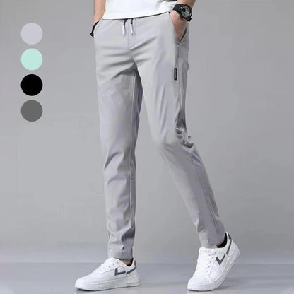 🏃‍♂️  Pantalon de survêtement en soie glacée pour homme – Séchage rapide, coupe ample, léger ❄️