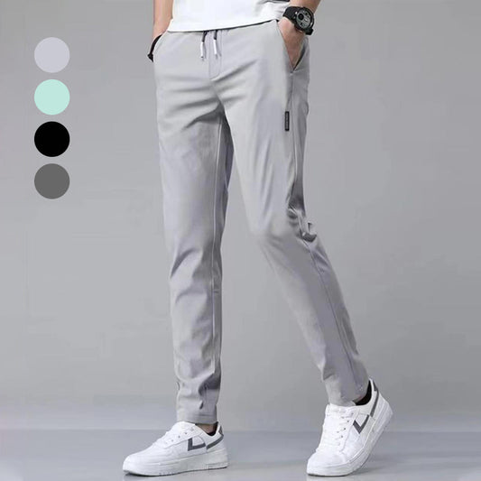 🏃‍♂️  Pantalon de survêtement en soie glacée pour homme – Séchage rapide, coupe ample, léger ❄️