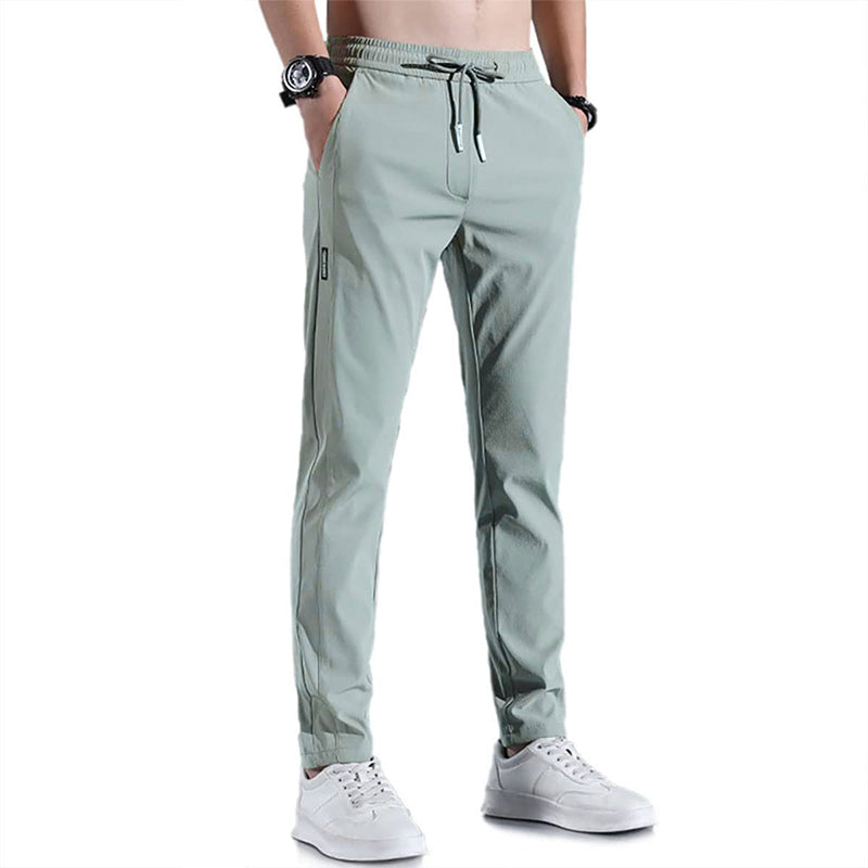 🏃‍♂️  Pantalon de survêtement en soie glacée pour homme – Séchage rapide, coupe ample, léger ❄️