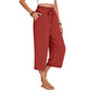 💃 Le pantalon d'été parfait : Coupe large, taille élastique & tombé flatteur !