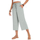 💃 Le pantalon d'été parfait : Coupe large, taille élastique & tombé flatteur !