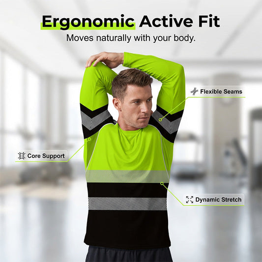 👕PROMO LIMITÉE 50% DE RÉDUCTION✨Haut Sport Homme – 3D Haute Visibilité, Respirant, 10 Couleurs🏃♂️
