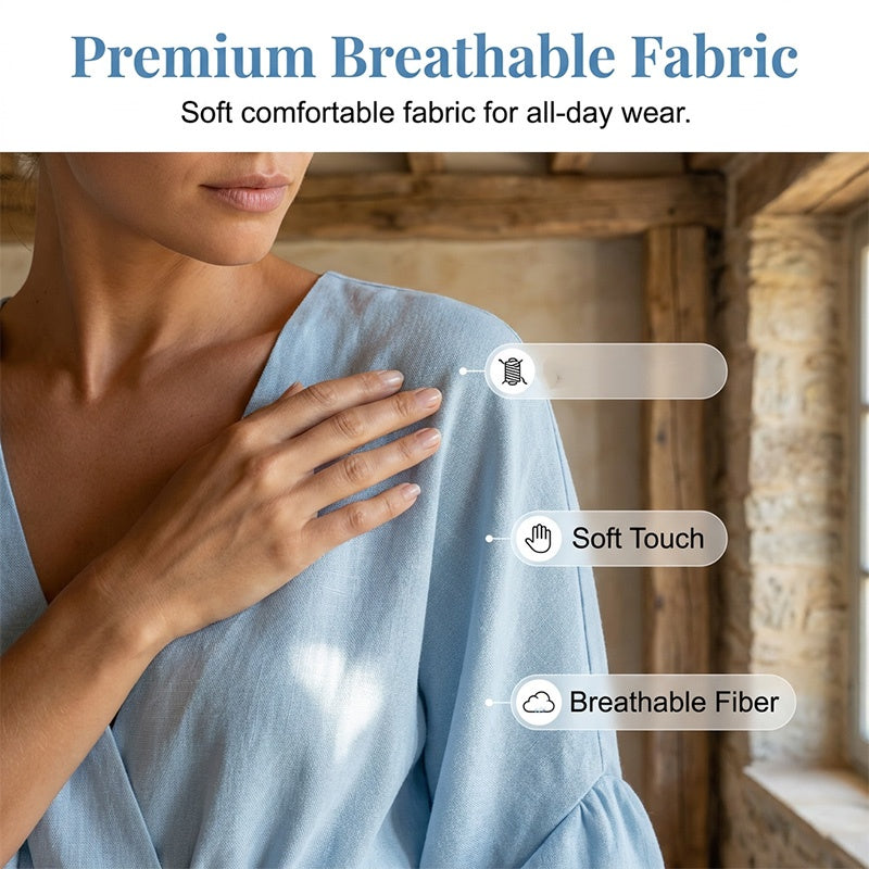 👗 60% DE RÉDUCTION 🌍 Combinaison ample à taille haute & encolure V pour femme – Fluide & légère – Parfaite pour l’été, les voyages ou un look décontracté chic – coupe flatteuse et confortable ✨