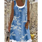 🔥 50 % DE RÉDUCTION 👗 Robe deux pièces à imprimé denim (imitation) ✨ Look superposé tendance, coupe élégante et confort tout au long de la journée 💙