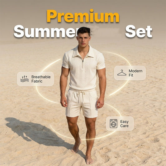 Tenue d'été deux pièces pour homme