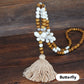 Collier long pour femme, style bohème rétro, pour vacances à la plage et tenue de tous les jours