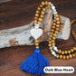 Collier long pour femme, style bohème rétro, pour vacances à la plage et tenue de tous les jours