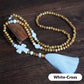 Collier long pour femme, style bohème rétro, pour vacances à la plage et tenue de tous les jours