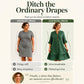 Robe d'été à pois pour femme avec manches à volants – Chic et flatteuse sans effort ✨