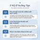 Haut d'été à fleurs pour femme avec manches à volants