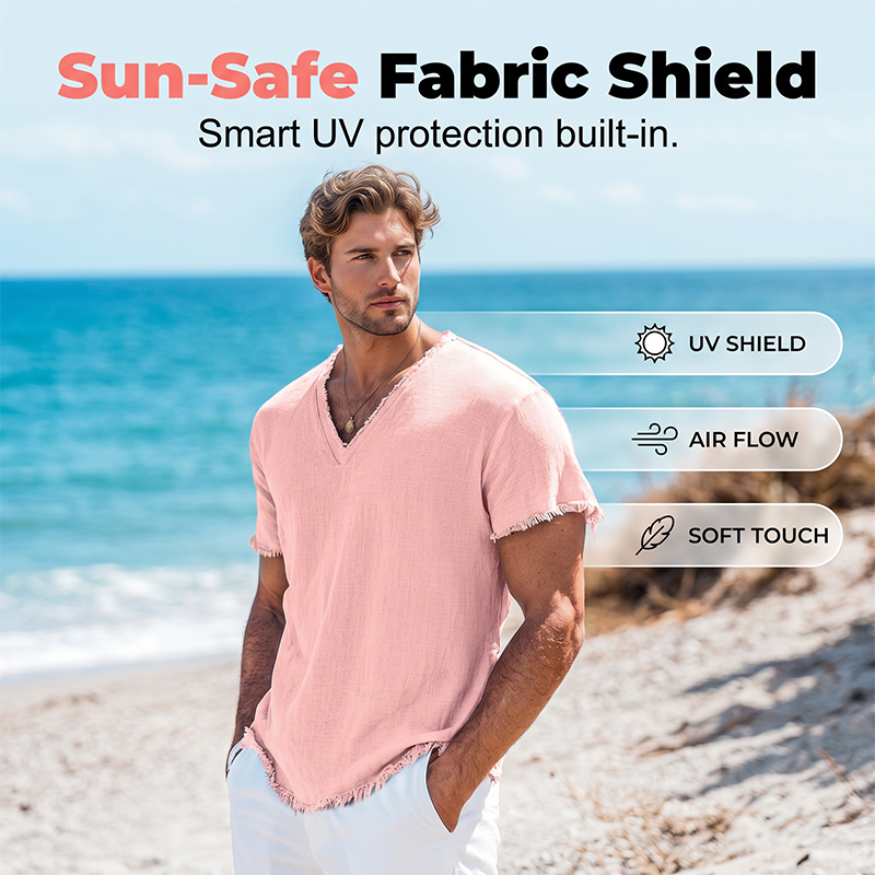 Chemise d'été légère et respirante pour la plage