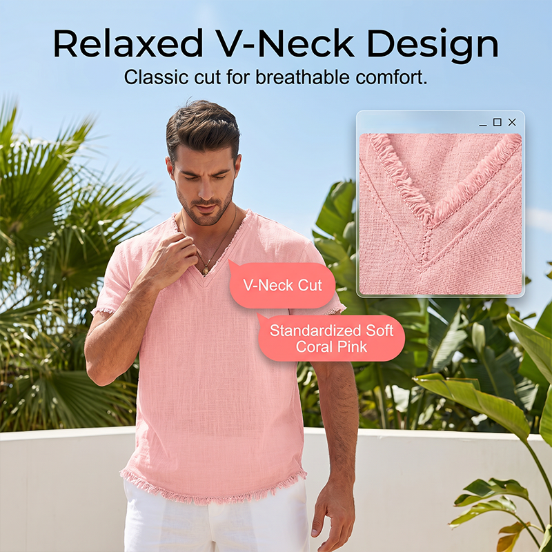 Chemise d'été légère et respirante pour la plage