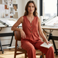 🔥-60%👖 Ensemble Femme Deux Pièces 🌿 Ensemble décontracté , haut sans manches et pantalon large pour le quotidien