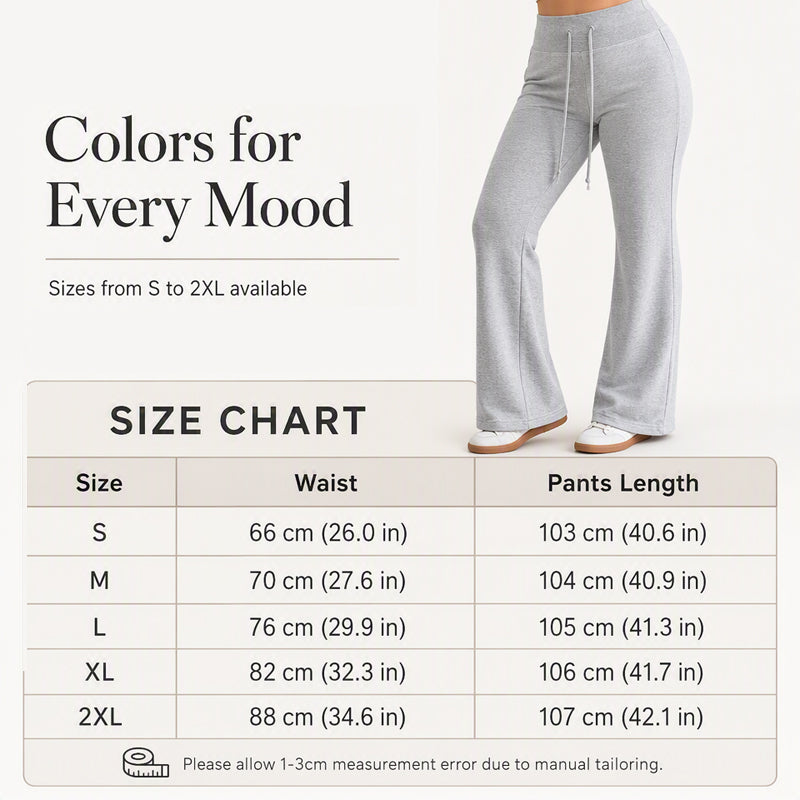 🌸Promotion exceptionnelle : 50 % de réduction👖Pantalon évasé taille haute pour femme