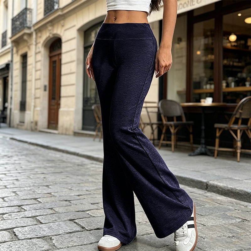 🌸Promotion exceptionnelle : 50 % de réduction👖Pantalon évasé taille haute pour femme
