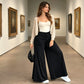 Pantalon de détente palazzo pour femme, coupe ample et confortable