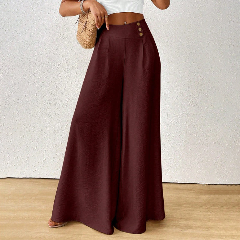✨ Pantalon Large Femme – Coupe Fluide, Ample & Élégante