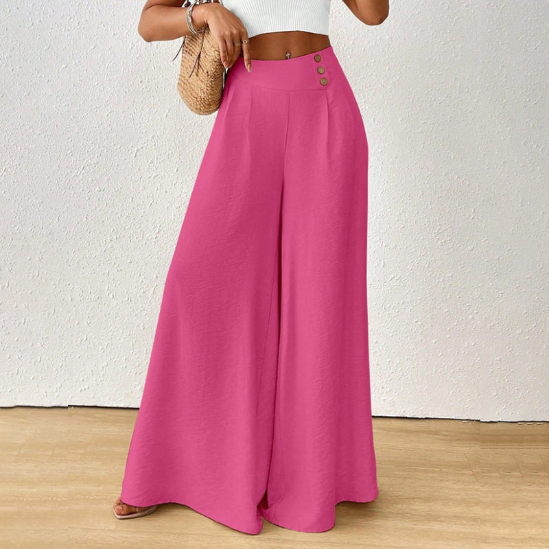 ✨ Pantalon Large Femme – Coupe Fluide, Ample & Élégante