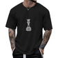 ♟️ T-Shirt Homme à Col Rond – Imprimé Échecs Original & Style Moderne