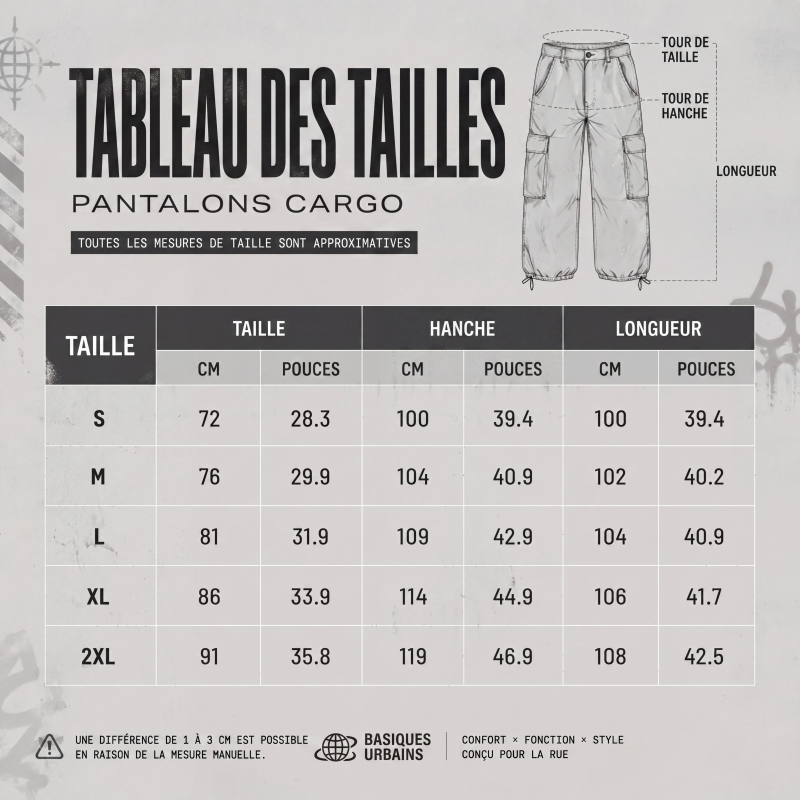 ✨ Jogger Cargo Homme – Coupe Décontractée & Multiples Poches