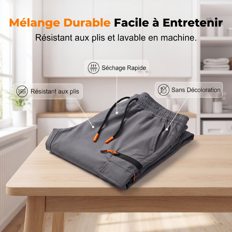 ✨ Jogger Cargo Homme – Coupe Décontractée & Multiples Poches
