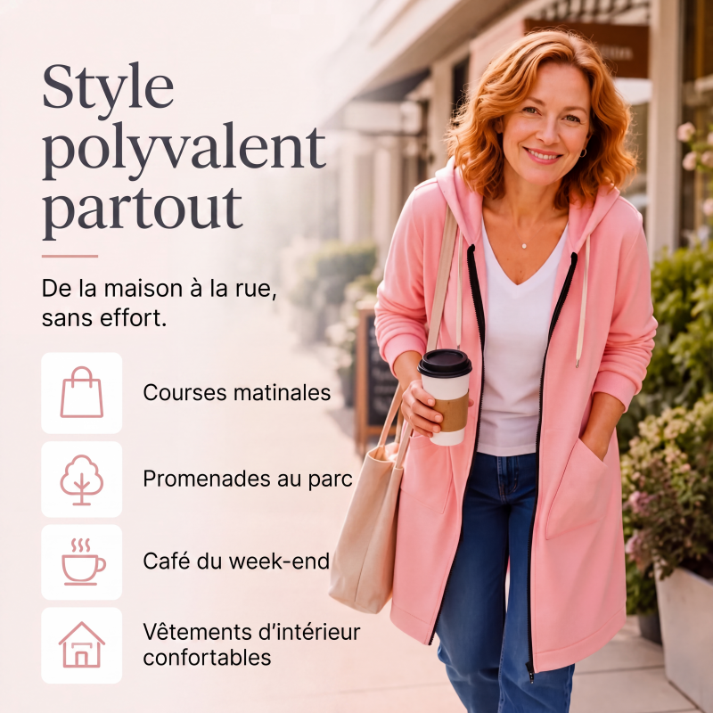 📢📢 Prix spécial de cette semaine : 19,98 $ !!🔥🔥✨ Sweats à capuche en polaire à fermeture éclair pour femmes