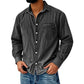📢📢50% DE RÉDUCTION !! ⏰ Chemise en denim délavé rétro pour homme