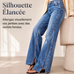 🌸 OFFRE LIMITÉE –50% ! ✨ Jeans taille haute jambes larges pour femme