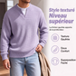 🎁 Vente 2026 — Plus de 40 100 vendus!✨T-shirt en nid d'abeille confort superposé