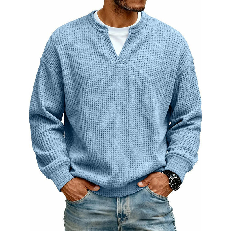 🎁 Vente 2026 — Plus de 40 100 vendus!✨T-shirt en nid d'abeille confort superposé