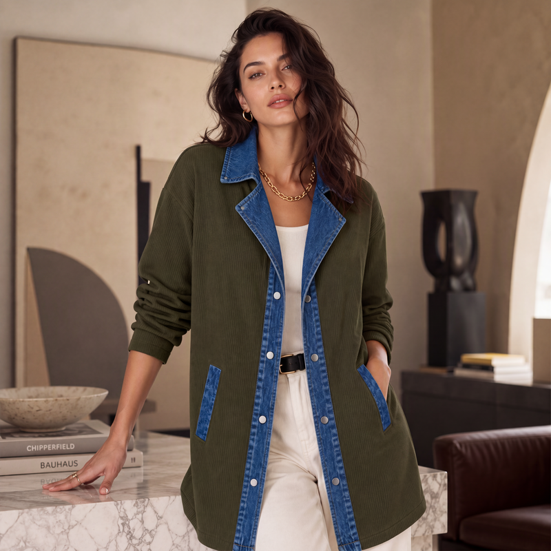 🧥 UNE TOUCHE QUI CHANGE TOUT | Veste Patchwork Esprit Denim -50%