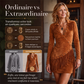 Robe longue à manches longues et franges pour femme, coupe ajustée
