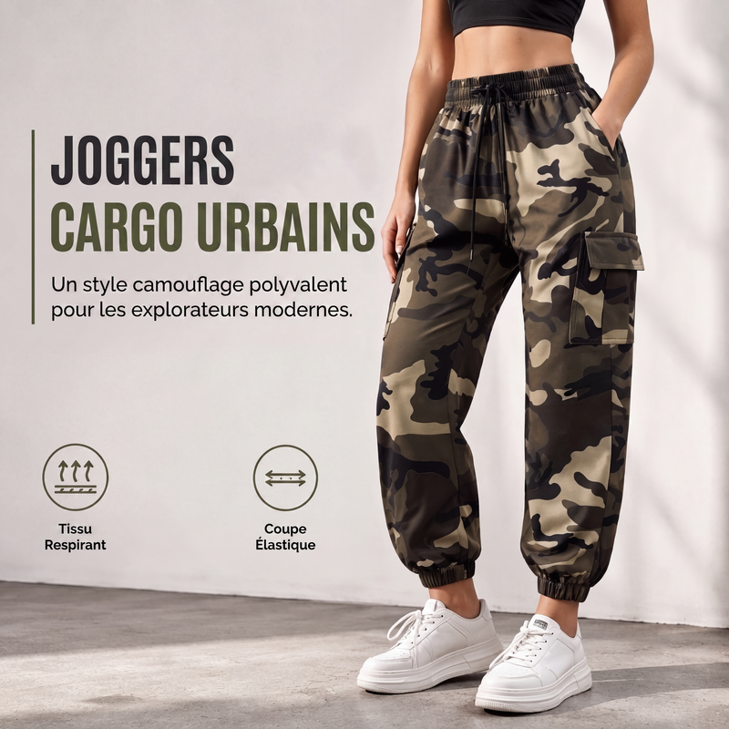 Pantalons cargo pour femme, joggings d'extérieur légers