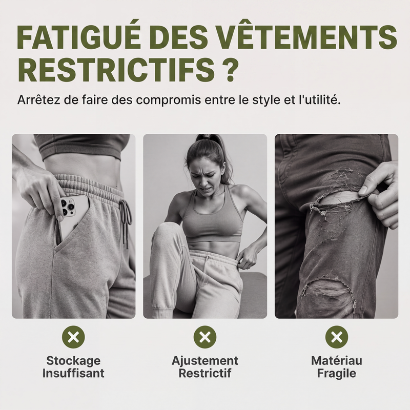 Pantalons cargo pour femme, joggings d'extérieur légers