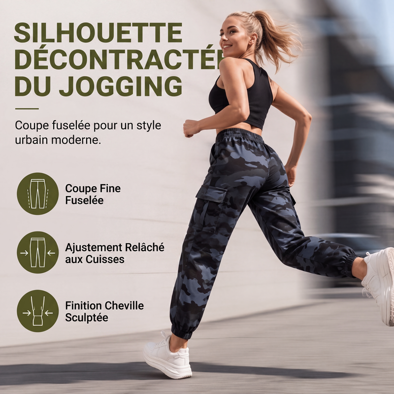 Pantalons cargo pour femme, joggings d'extérieur légers