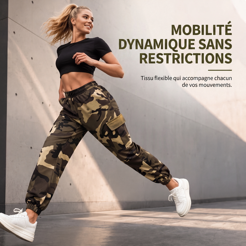 Pantalons cargo pour femme, joggings d'extérieur légers
