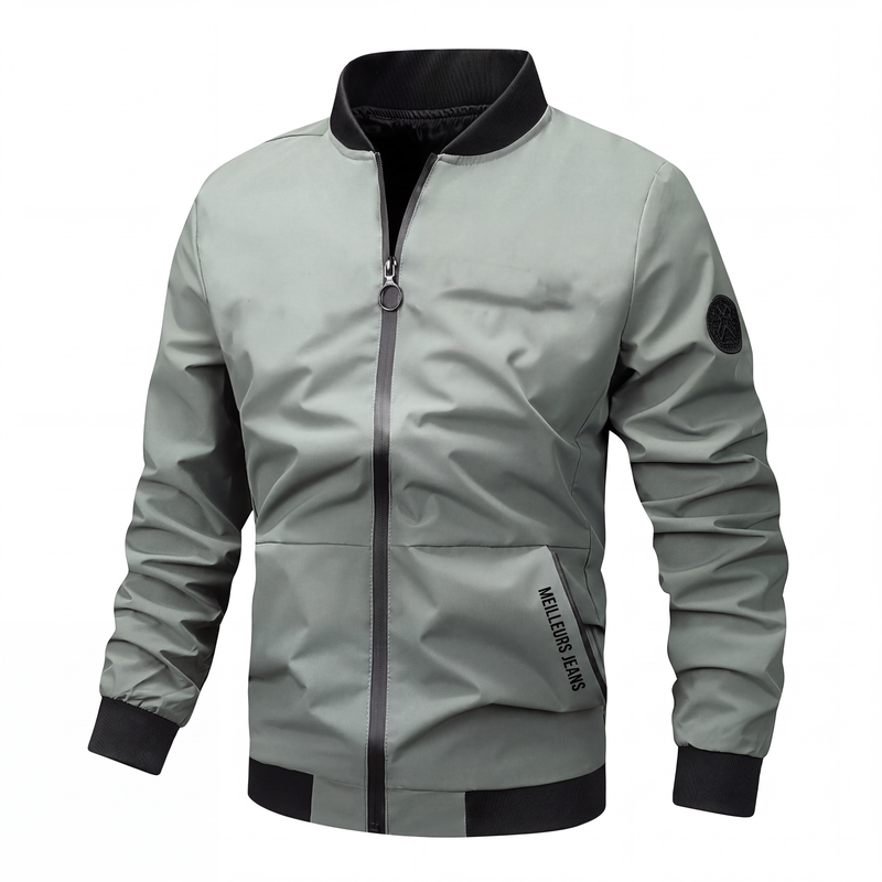 Blouson bomber décontracté classique pour homme
