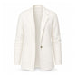 Cardigan en maille à col tailleur pour femme