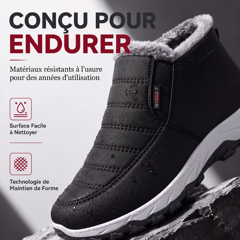 ❄️ CHALEUR À CHAQUE PAS | Bottes d'Hiver Homme Faciles à Enfiler -50 %