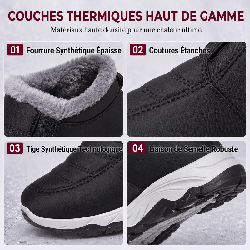 ❄️ CHALEUR À CHAQUE PAS | Bottes d'Hiver Homme Faciles à Enfiler -50 %