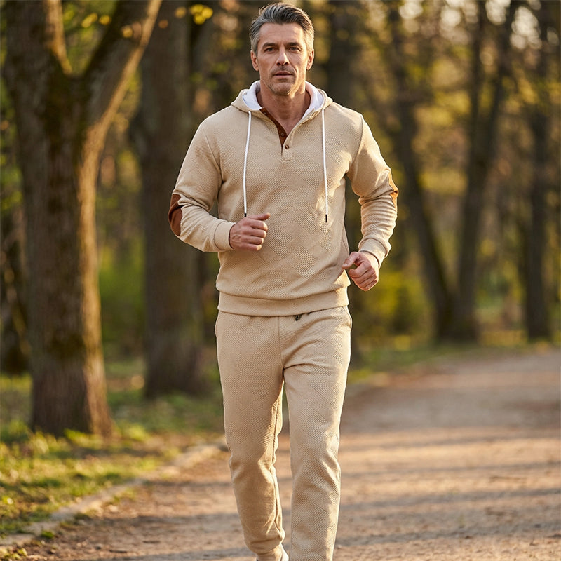 🧥 LE CASUAL AVEC DU CARACTÈRE | Ensemble Homme à Capuche 2 Pièces -50 %